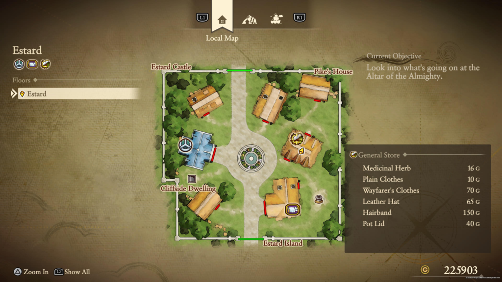 Locked chests in Estard