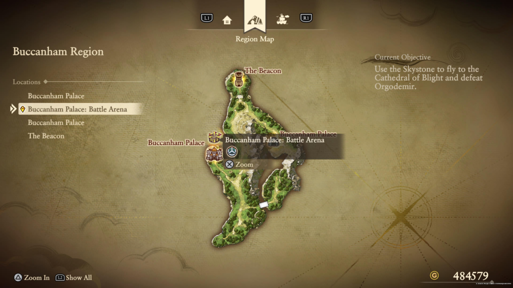 (Present) Buccanham Palace: Battle Arena Fragment